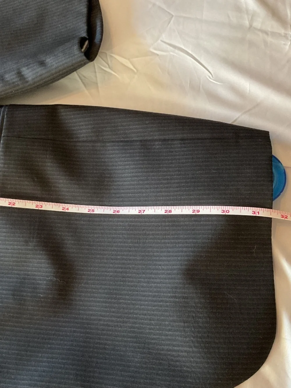 Hart Schaffer Marx Black Pinstripe Suite